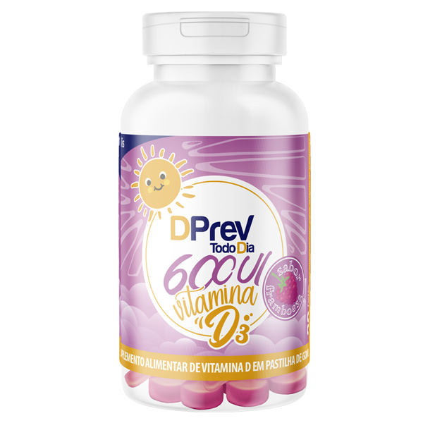 DPrev Todo Dia 600ui Gomas Framboesa